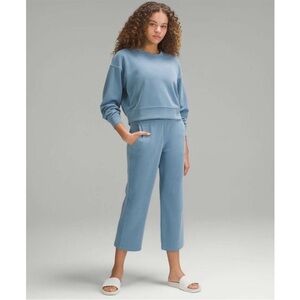 Lululemon softstream crop utility blue